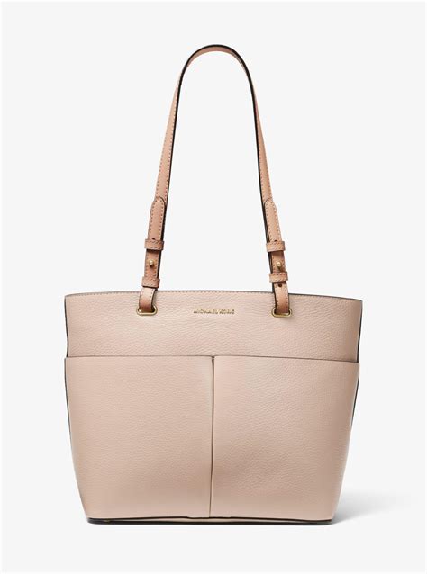 michael kors bedford medium top zip pocket tote soft pink|michael kors bedford tote bag.